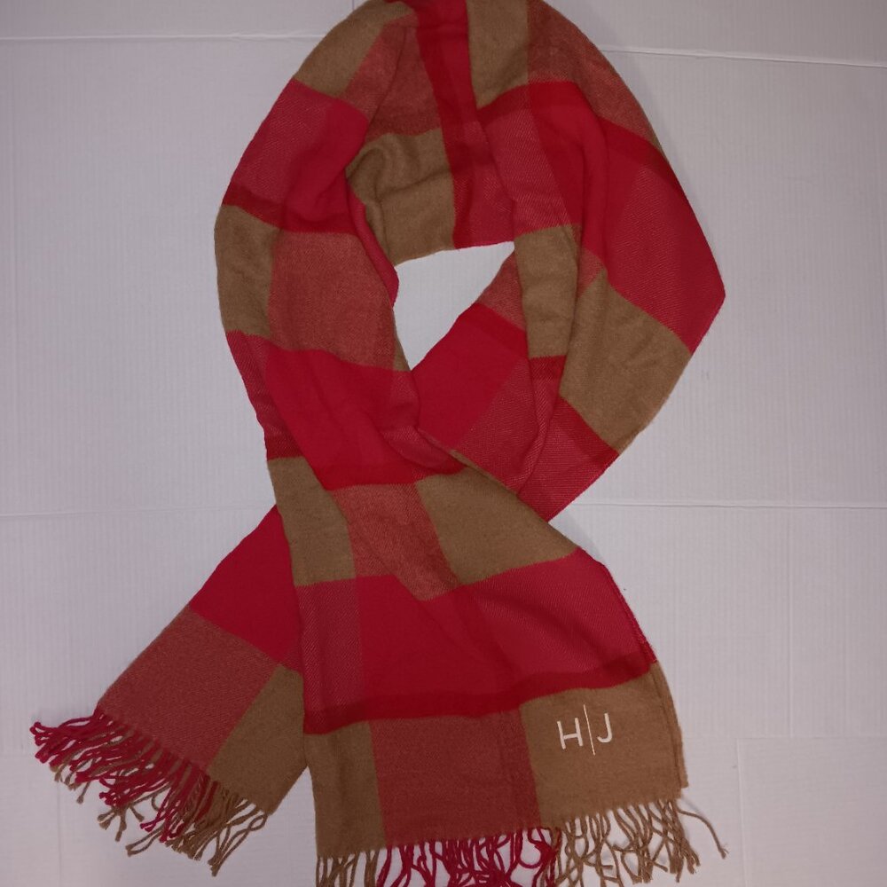 MARK & GRAHAM PLAID PRINT 30in x 90in OVERSIZED SCARF